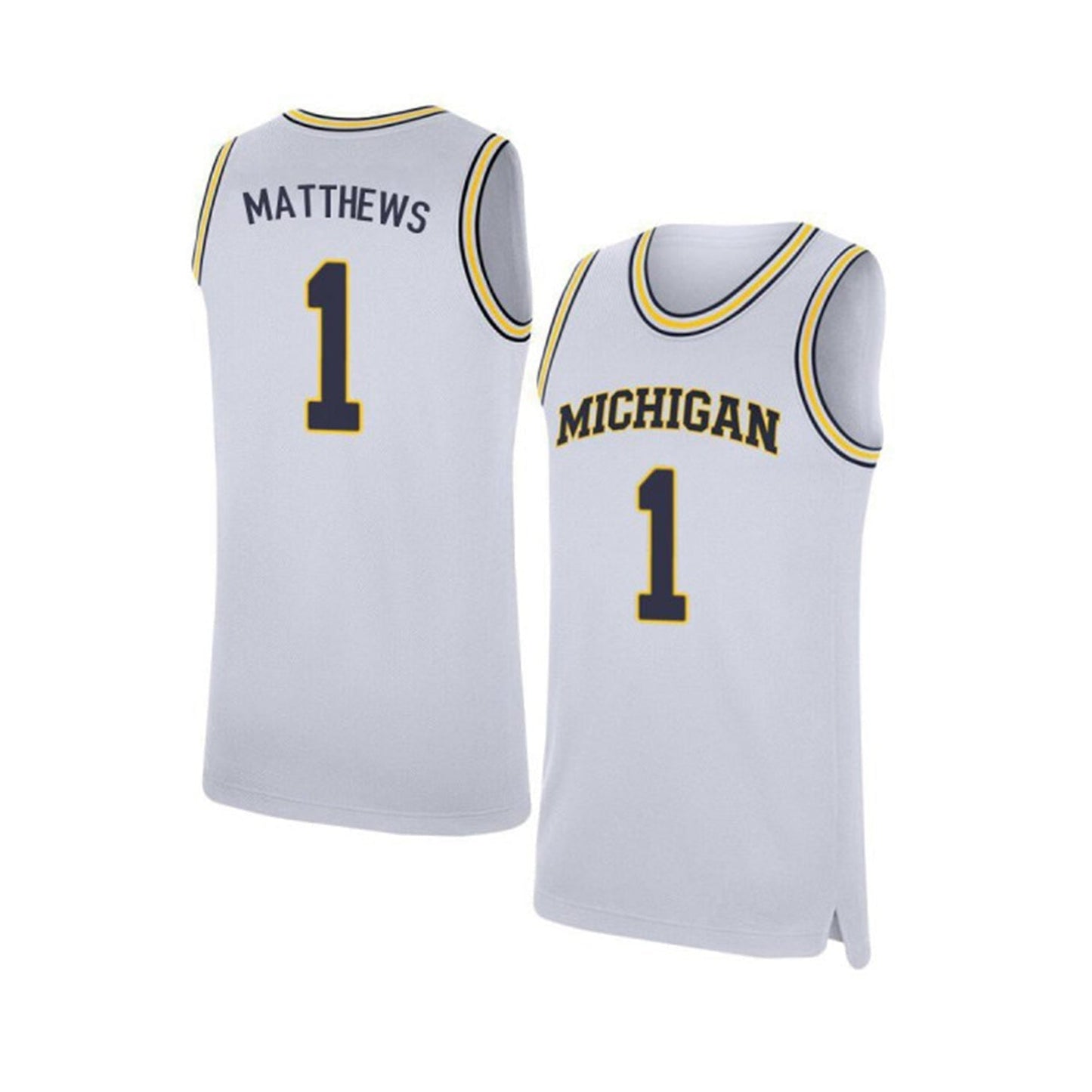NCAAB Charles Matthews Michigan Wolverines 1 Jersey