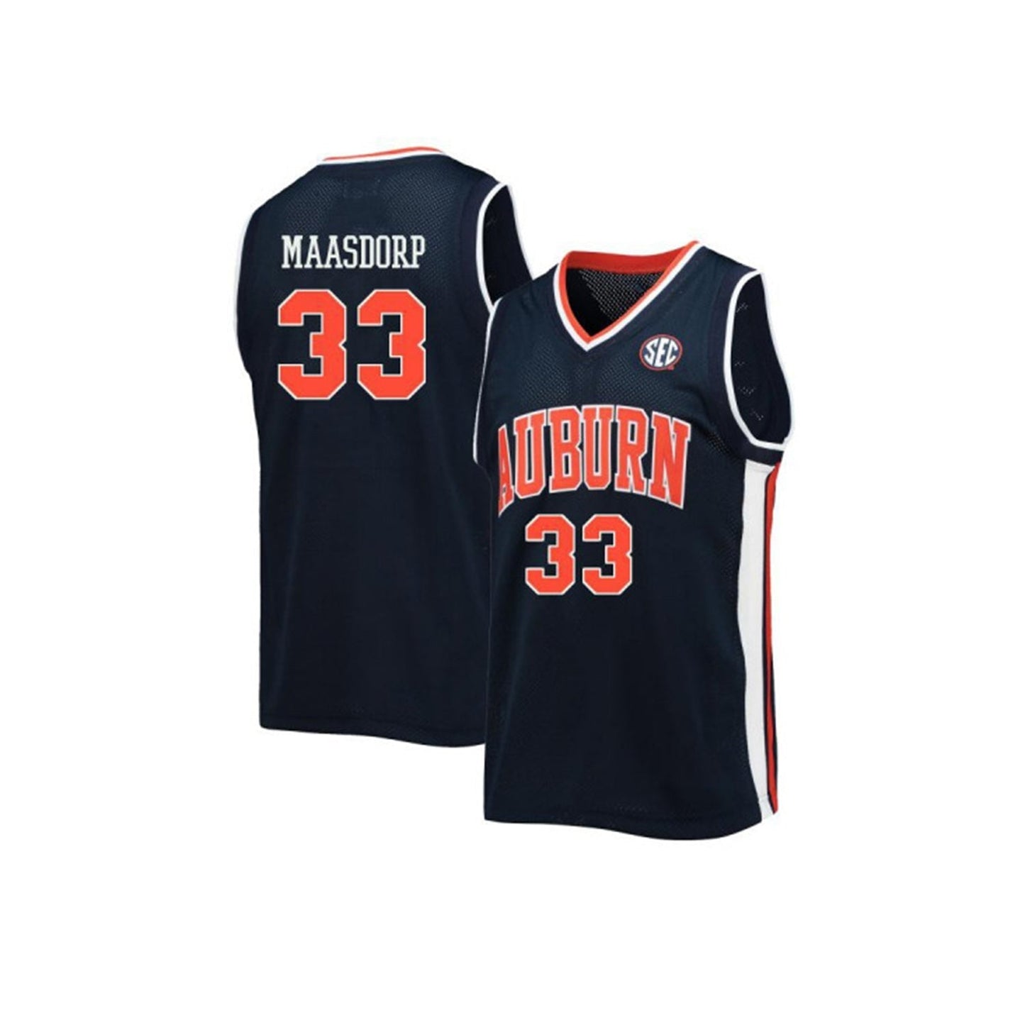 NCAAB Chase Maasdorp Auburn Tigers 33 Jersey