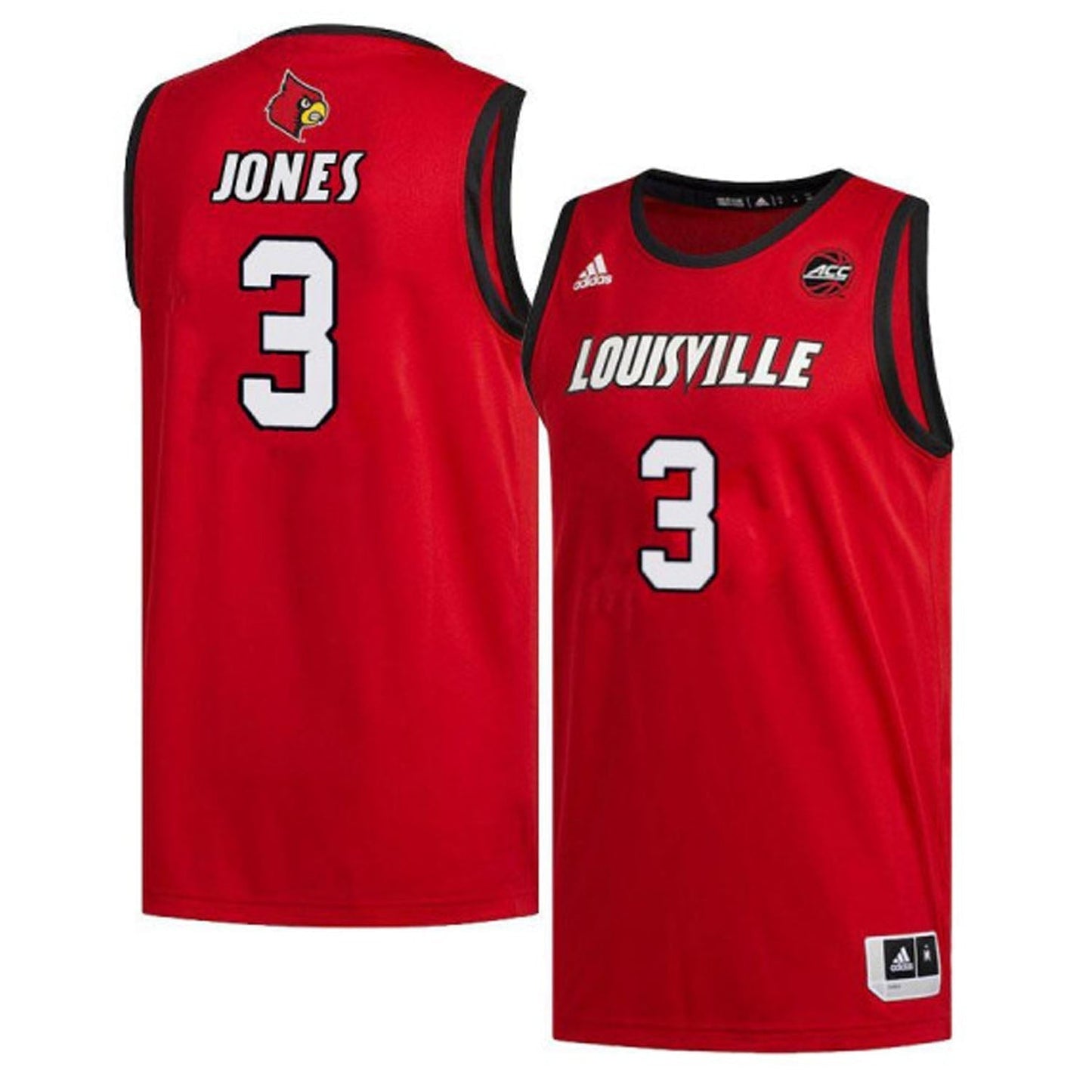 NCAAB Chris Jones Louisville Cardinals 3 Jersey