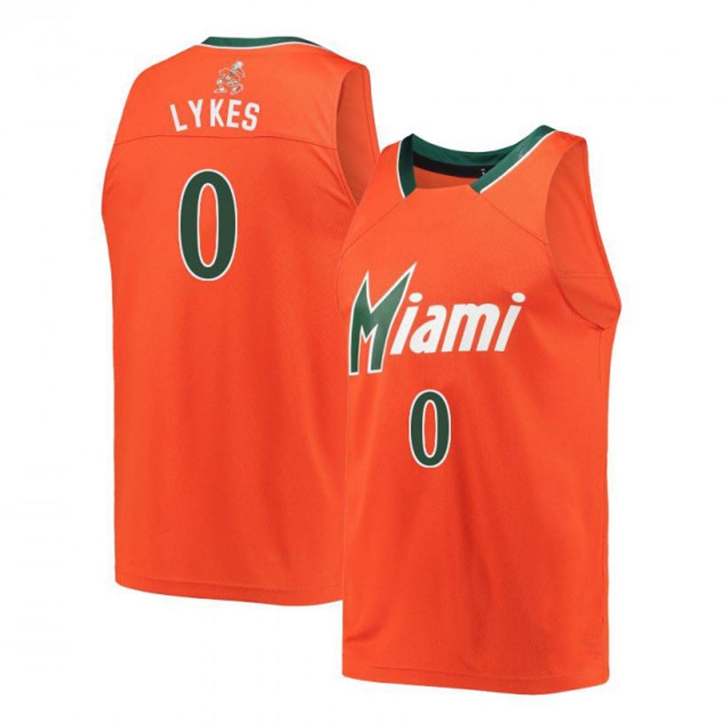 NCAAB Chris Lykes Miami Hurricanes 0 Jersey