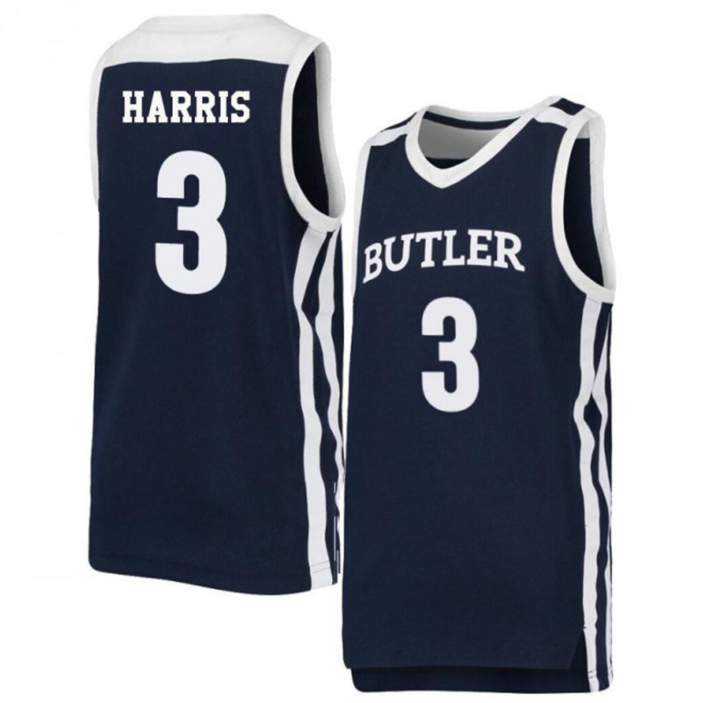 NCAAB Chuck Harris Butler Bulldogs 3 Jersey