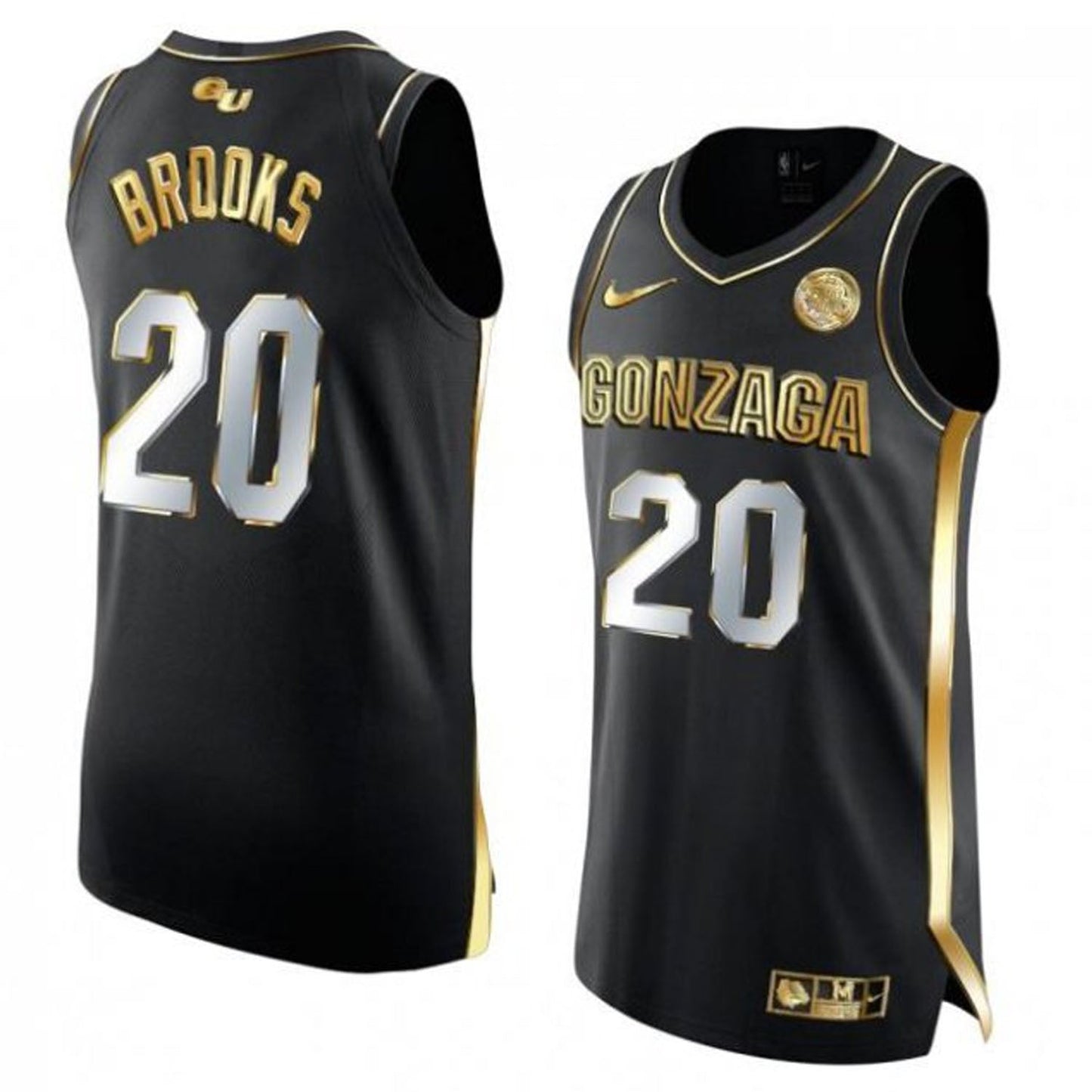 NCAAB Colby Brooks Gonzaga Bulldogs 20 Jersey