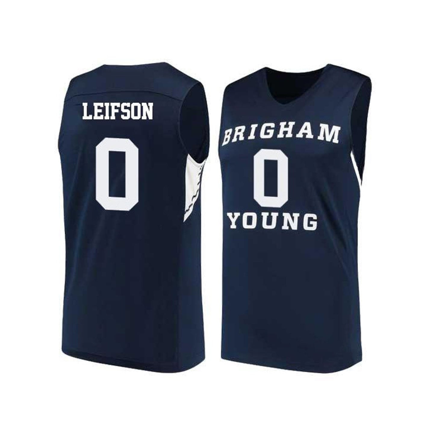 NCAAB Colby Leifson BYU Cougars 0 Jersey