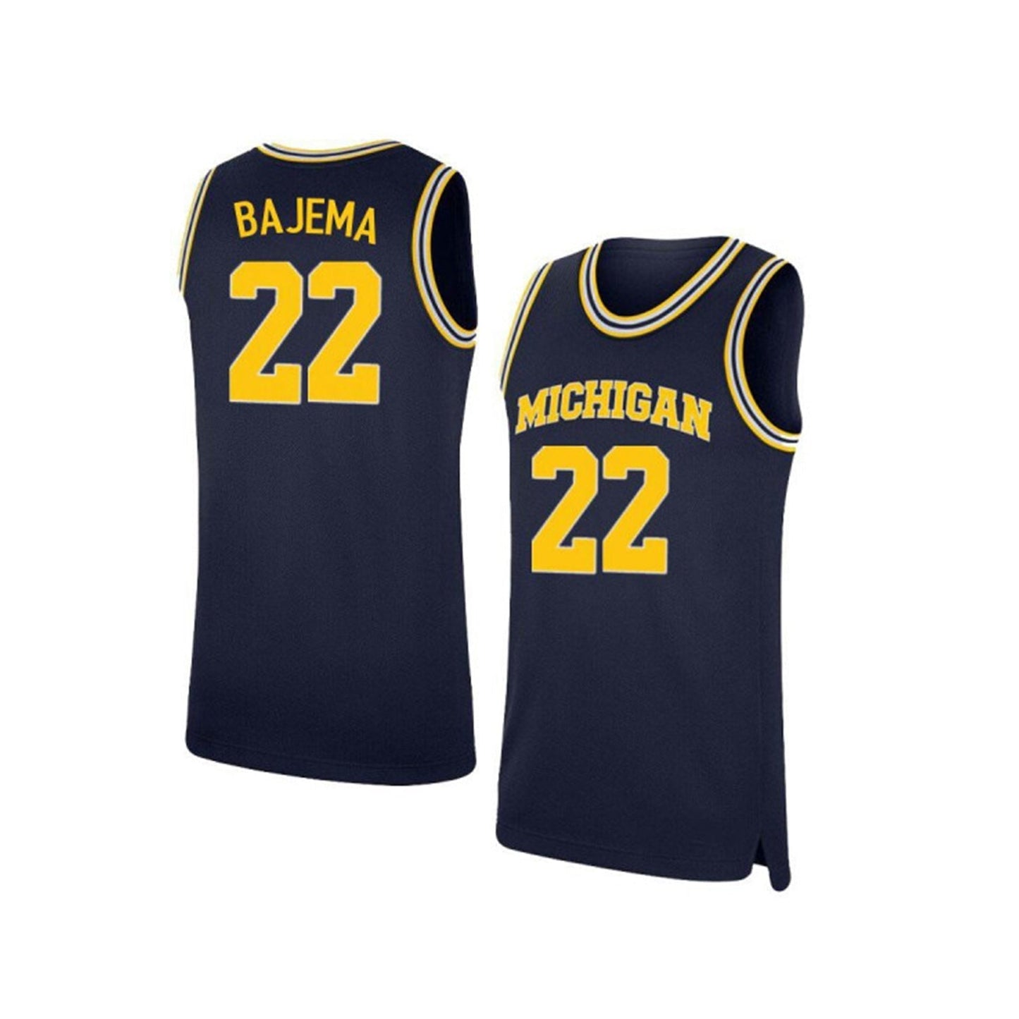 NCAAB Cole Bajema Michigan Wolverines 22 Jersey