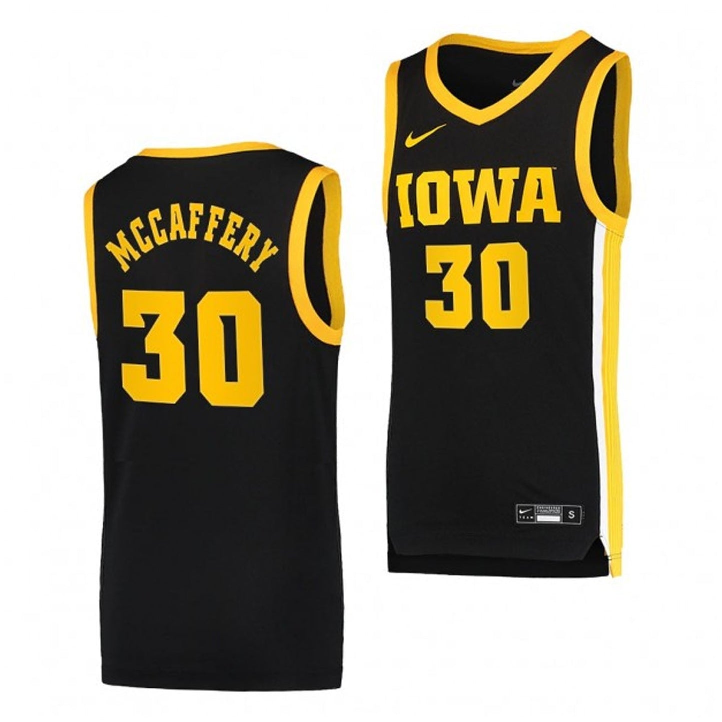 NCAAB Connor McCaffery Iowa Hawkeyes 30 Jersey