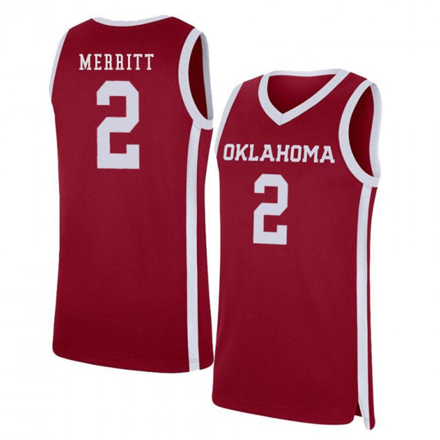 NCAAB Corbin Merritt Oklahoma Sooners 2 Jersey