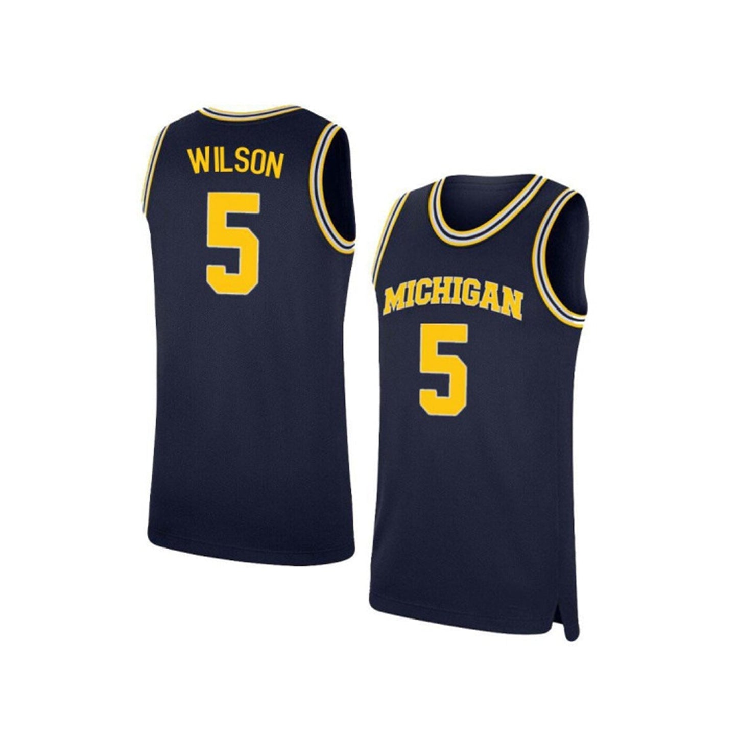 NCAAB DJ Wilson Michigan Wolverines 5 Jersey