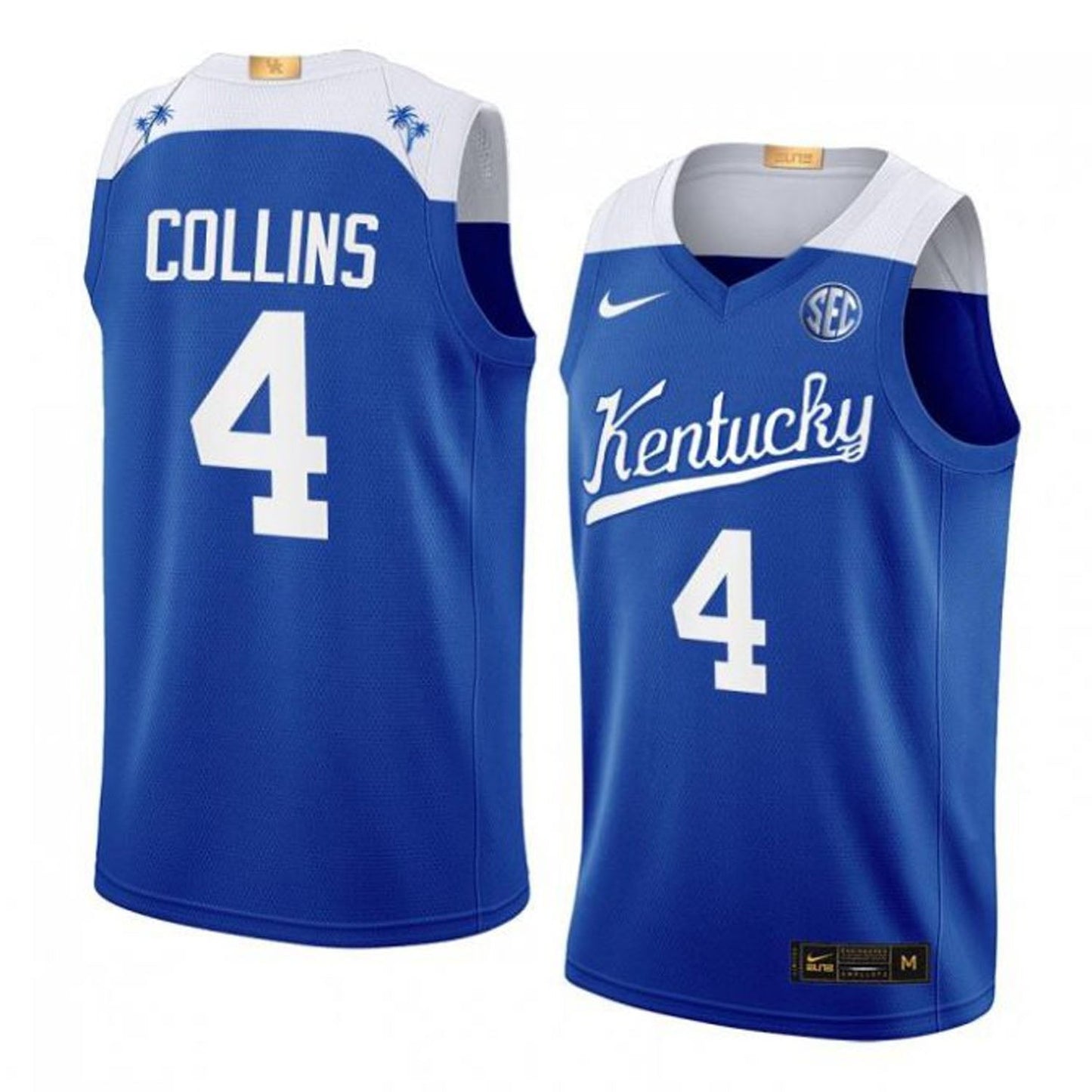 NCAAB Daimion Collins Kentucky Wildcats 4 Jersey