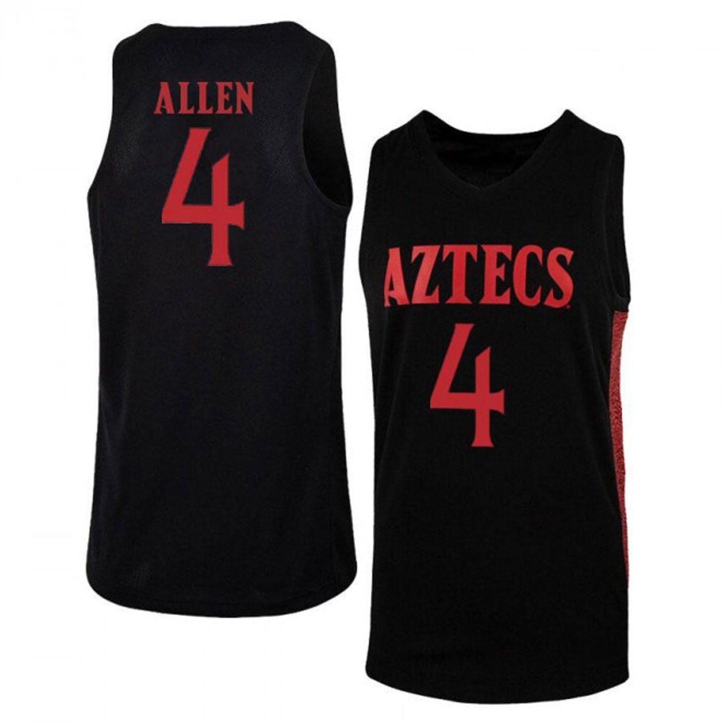 NCAAB Dakarai Allen San Diego State Aztecs 4 Jersey