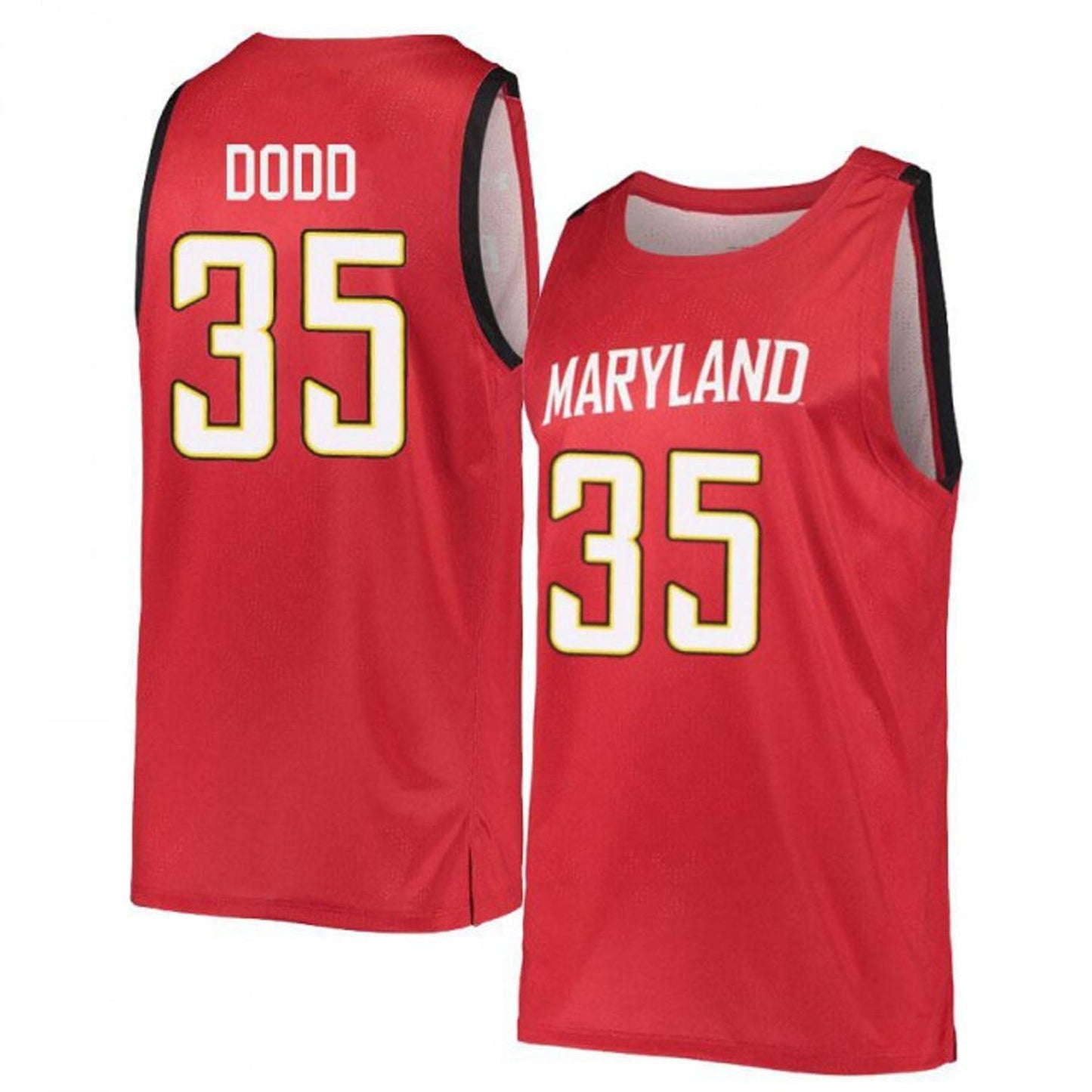 NCAAB Damonte Dodd Maryland Terrapins 35 Jersey
