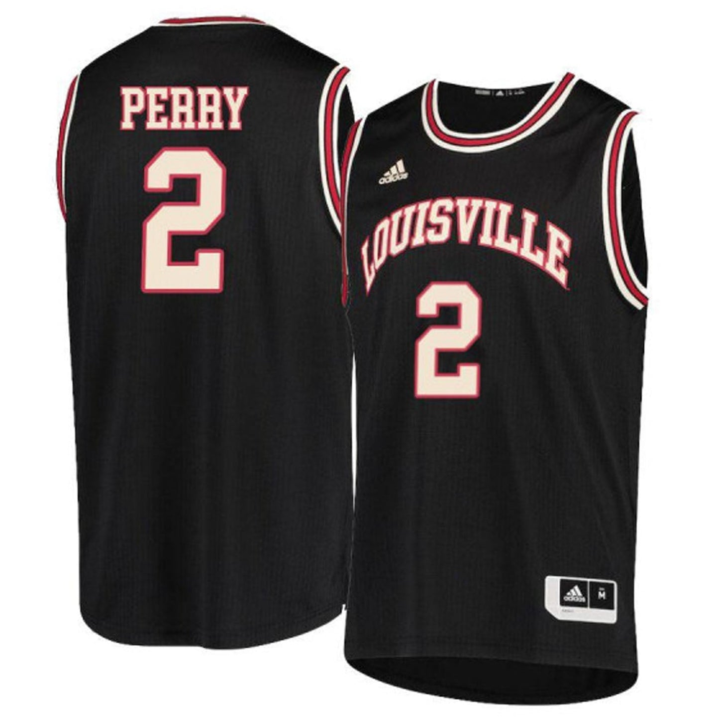NCAAB Darius Perry Louisville Cardinals 2 Jersey