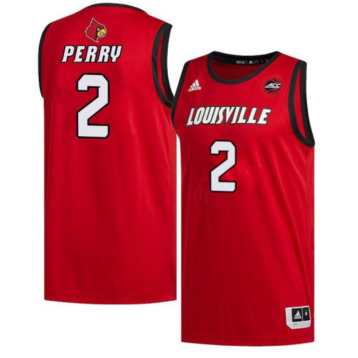 NCAAB Darius Perry Louisville Cardinals 2 Jersey