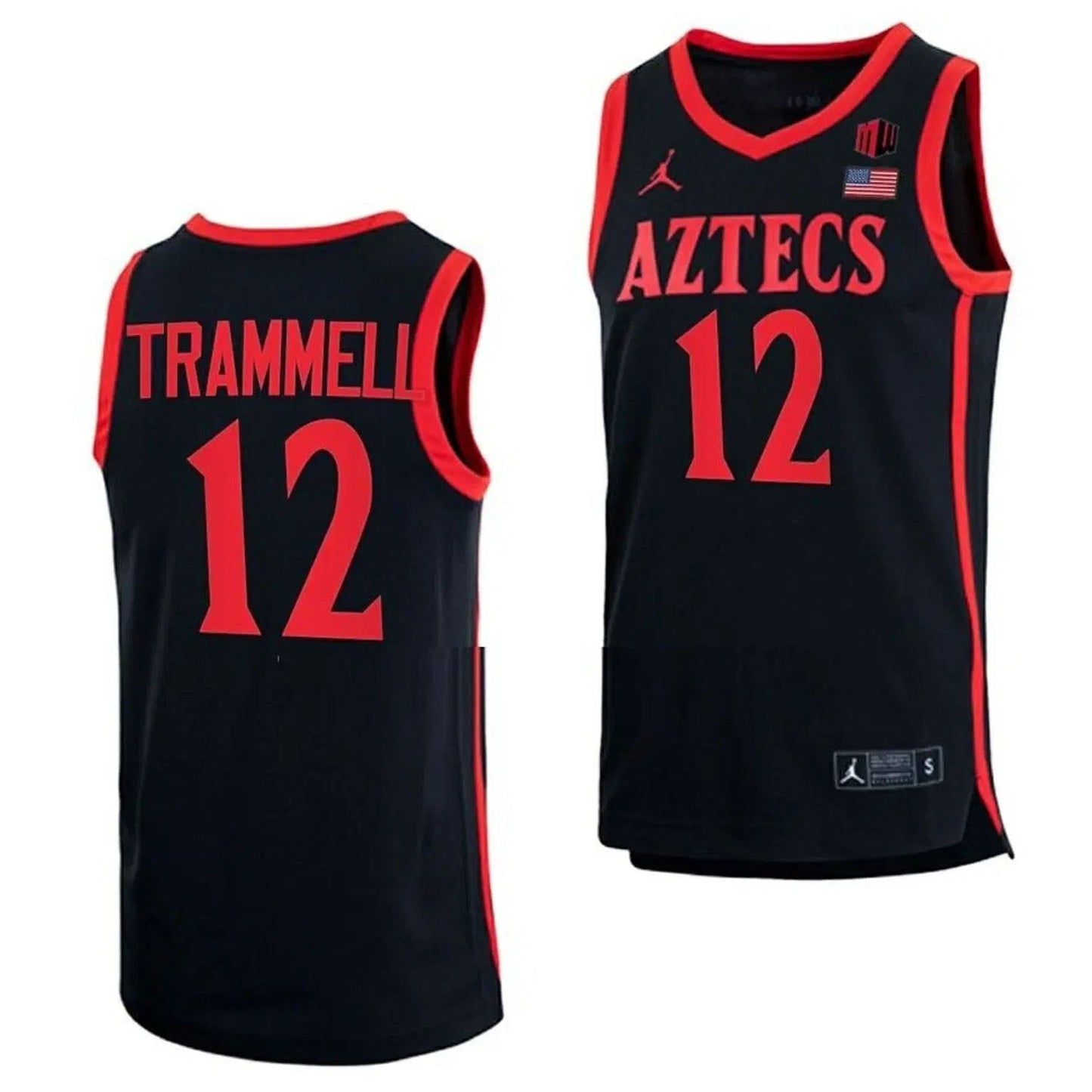 NCAAB Darrion Trammell San Diego State Aztecs 12 Jersey
