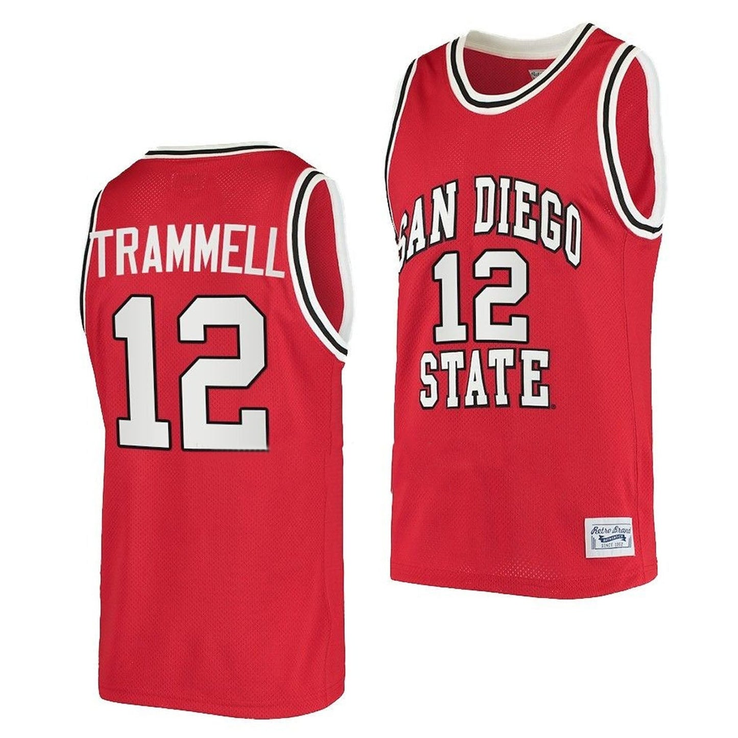 NCAAB Darrion Trammell San Diego State Aztecs 12 Jersey