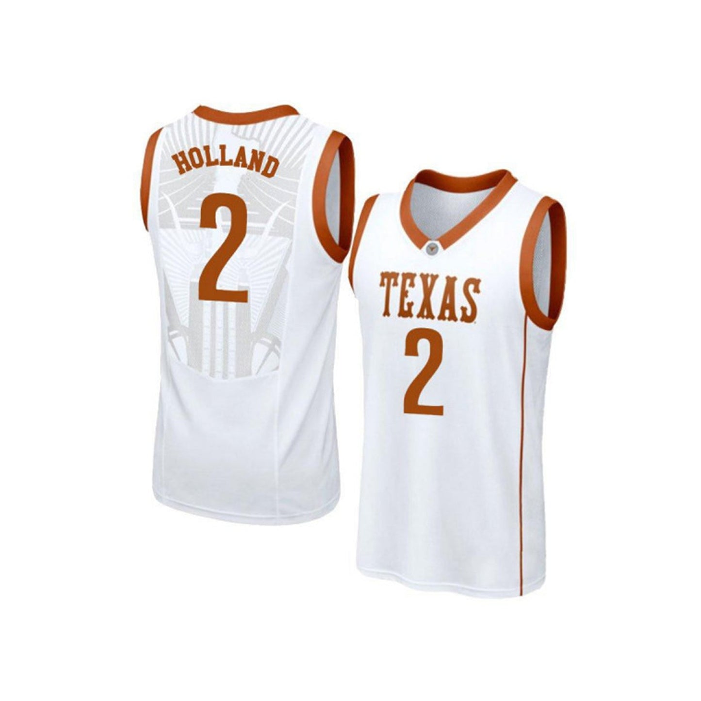 NCAAB Demarcus Holland Texas Longhorns 2 Jersey