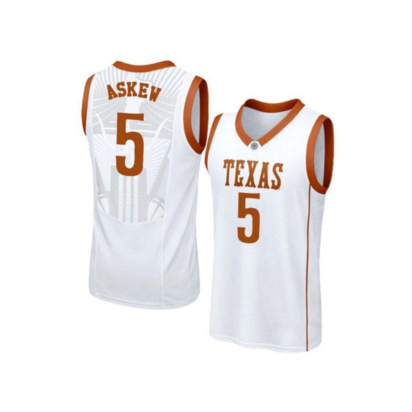 NCAAB Devin Askew Texas Longhorns 5 Jersey