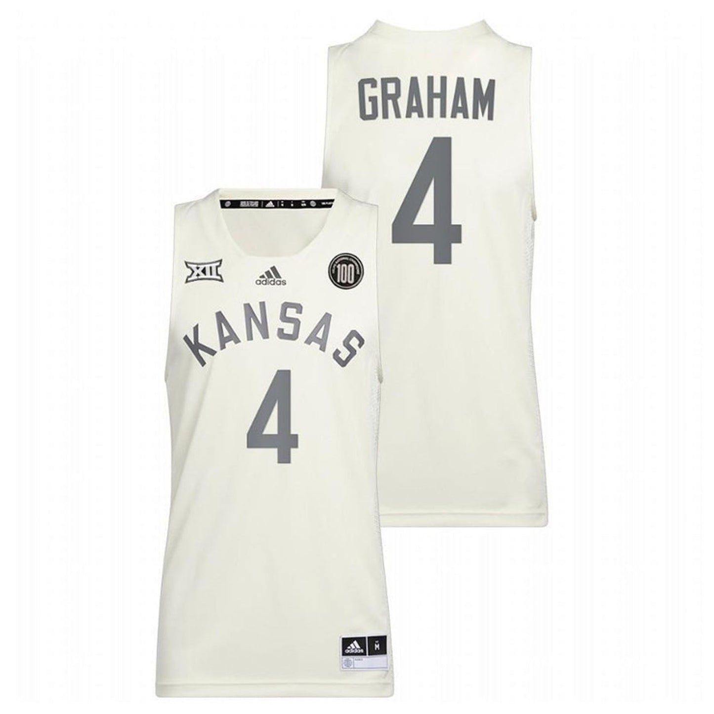 NCAAB Devonte' Graham Kansas Jayhawks 4 Jersey