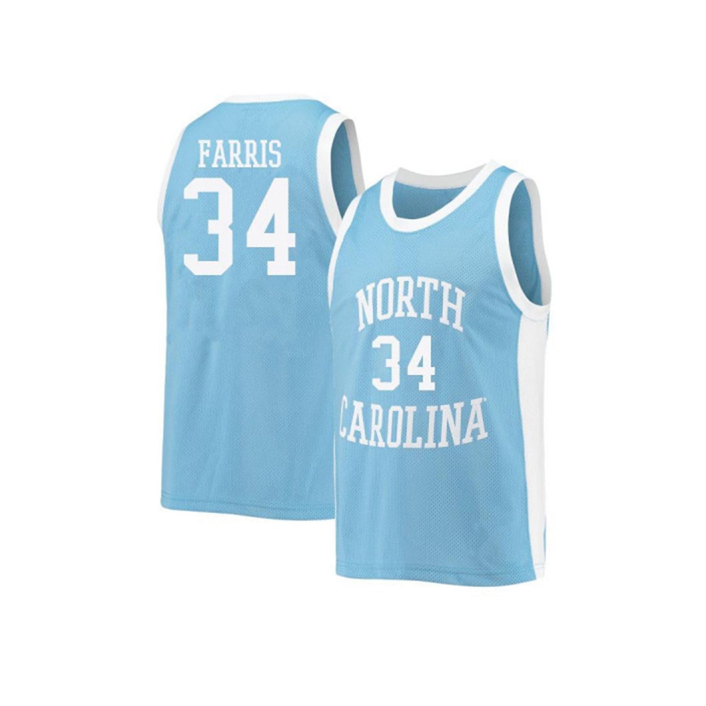 NCAAB Duwe Farris North Carolina Tar Heels 34 Jersey