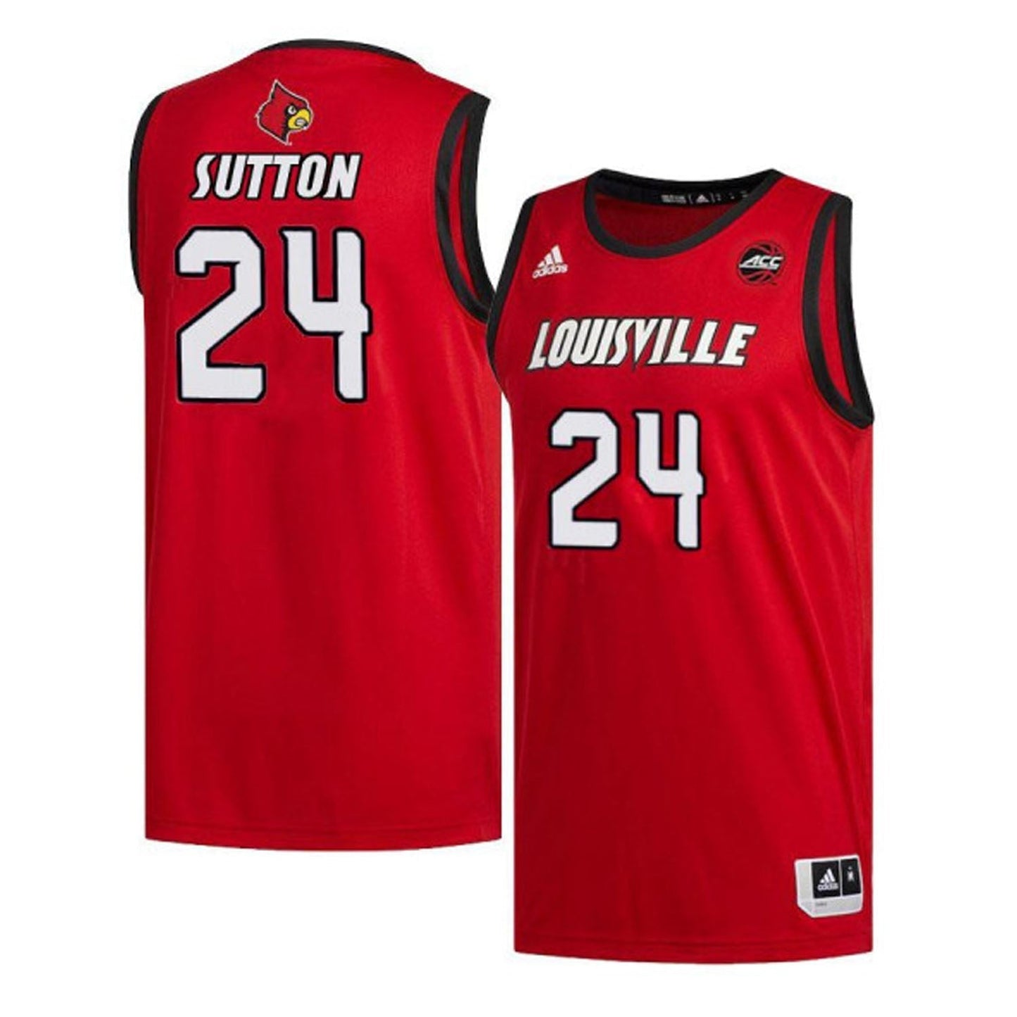 NCAAB Dwayne Sutton Louisville Cardinals 24 Jersey