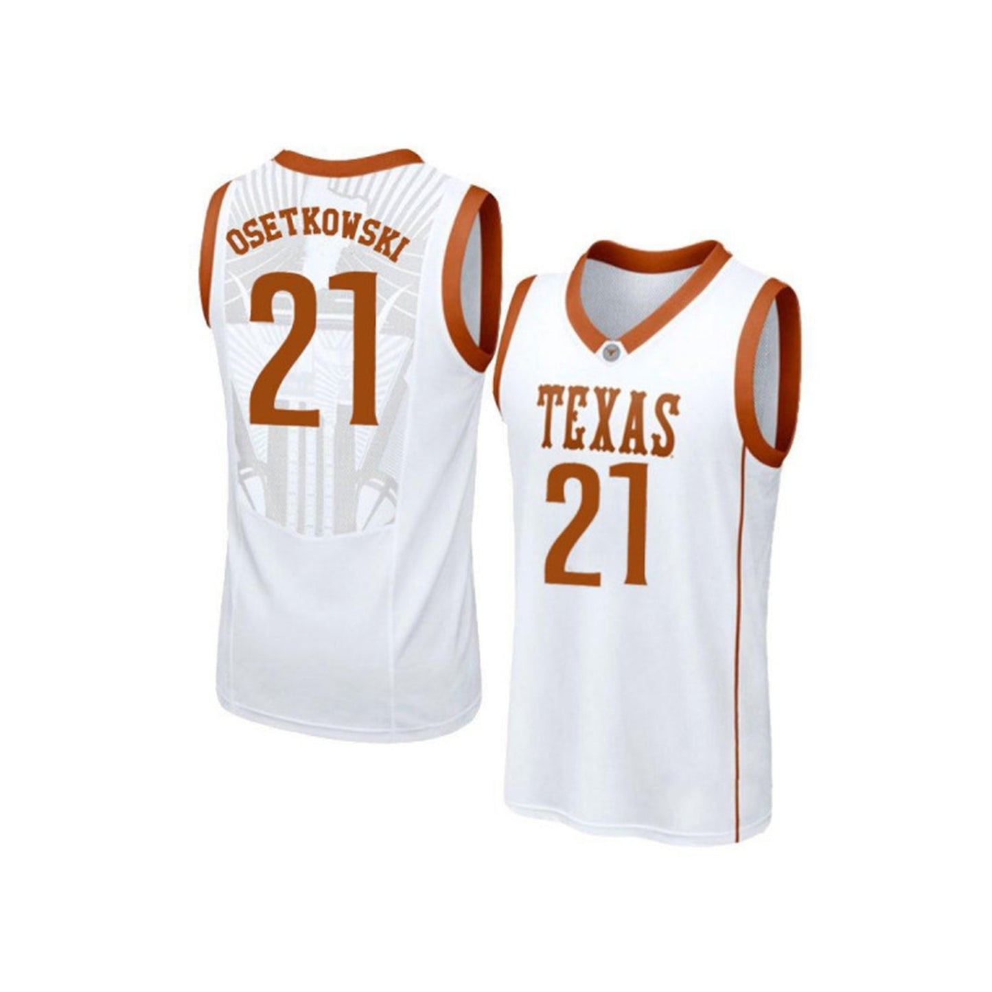 NCAAB Dylan Osetkowski Texas Longhorns 21 Jersey