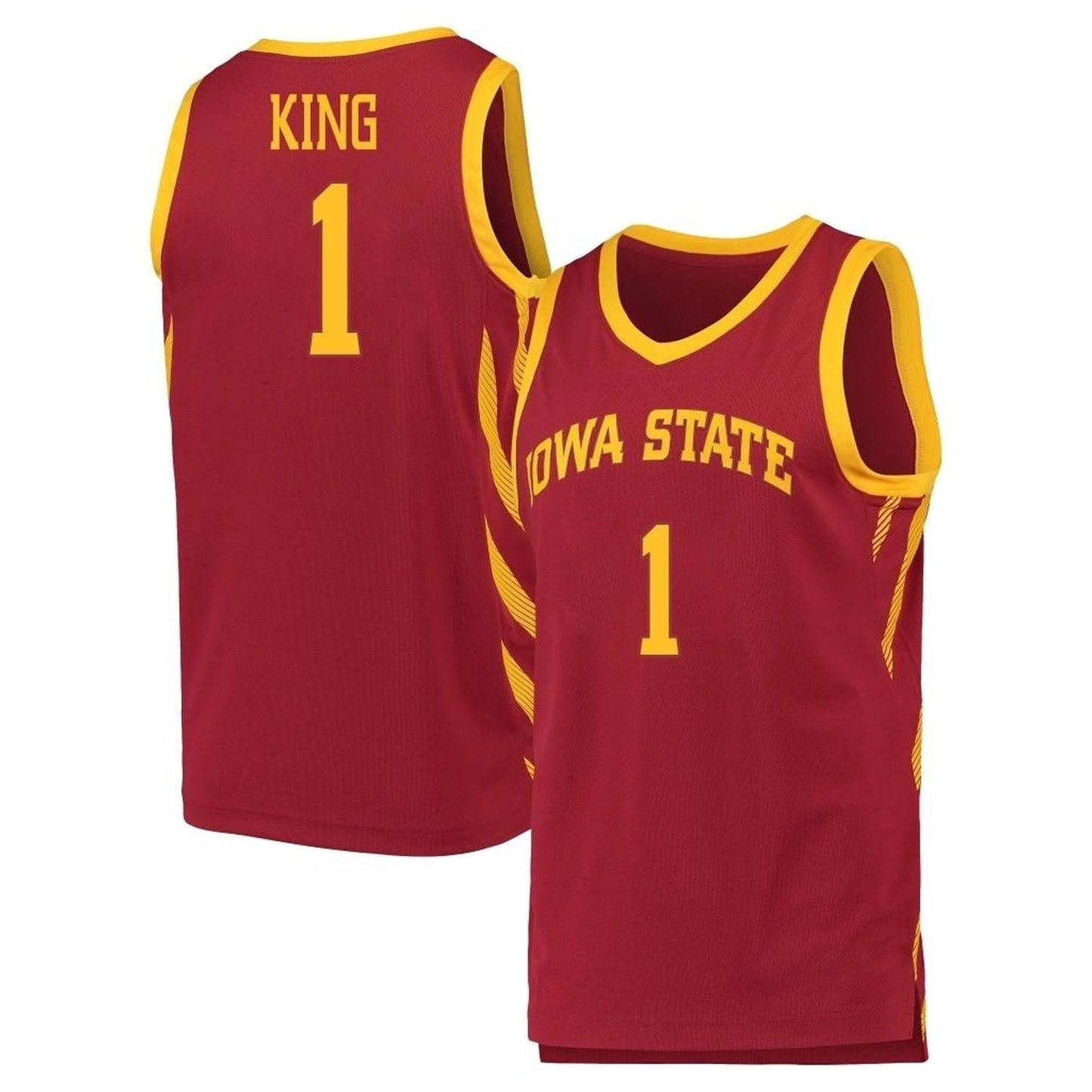 NCAAB Eli King Iowa State Cyclones 1 Jersey