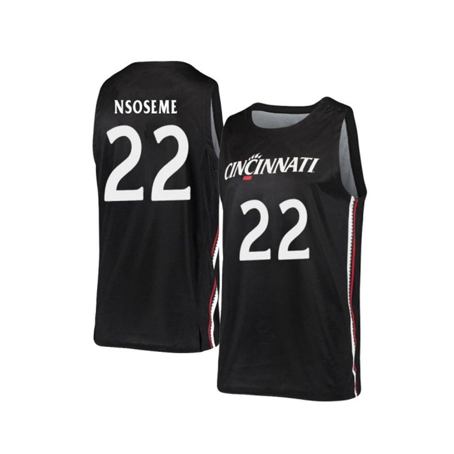 NCAAB Eliel Nsoseme Cincinnati Bearcats 22 Jersey