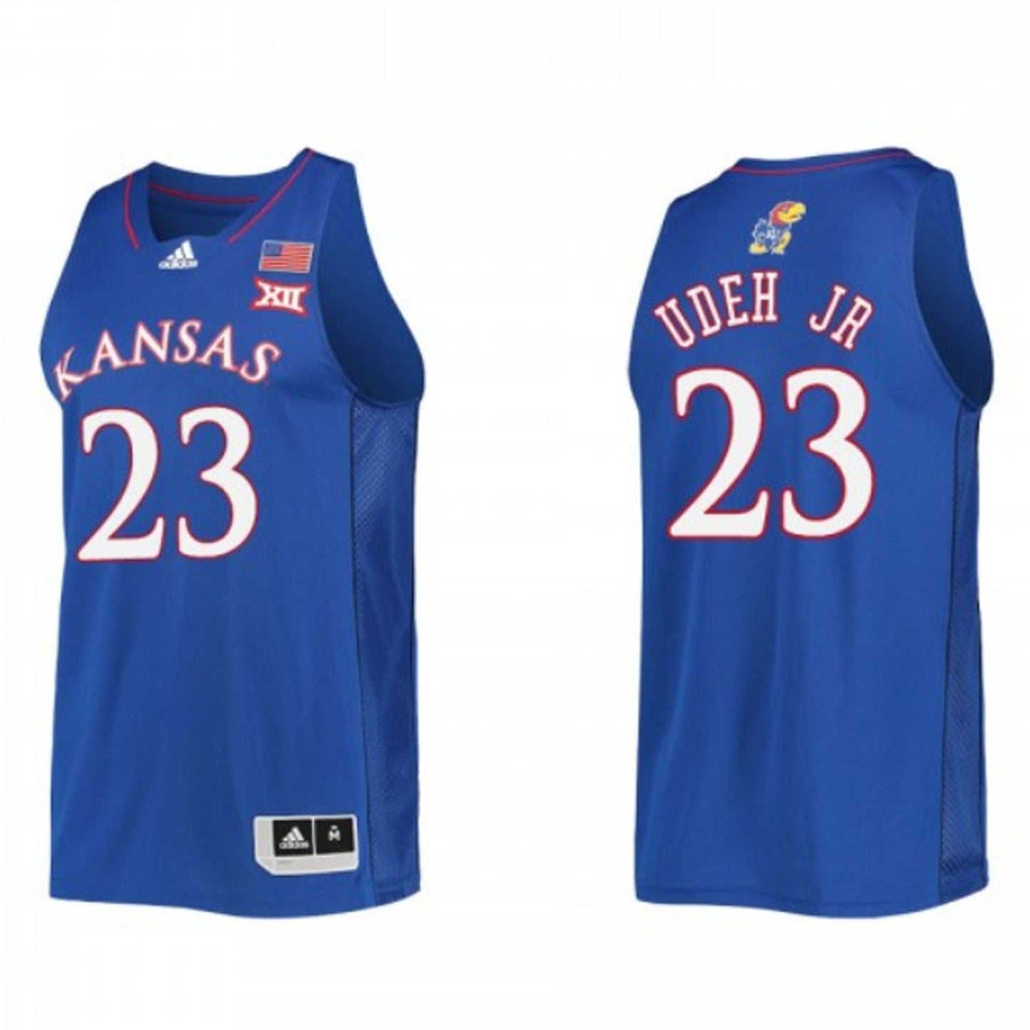 NCAAB Ernest Udeh Jr Kansas Jayhawks 23 Jersey