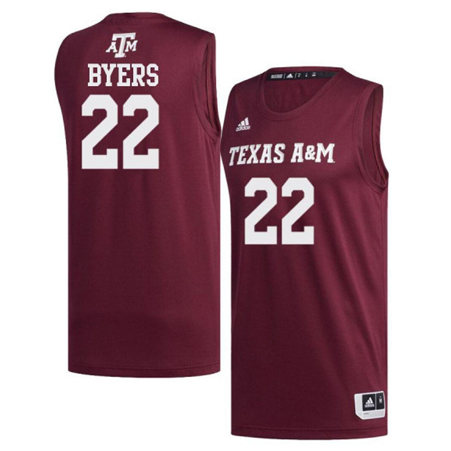 NCAAB Frank Byers Texas A&M 22 Jersey