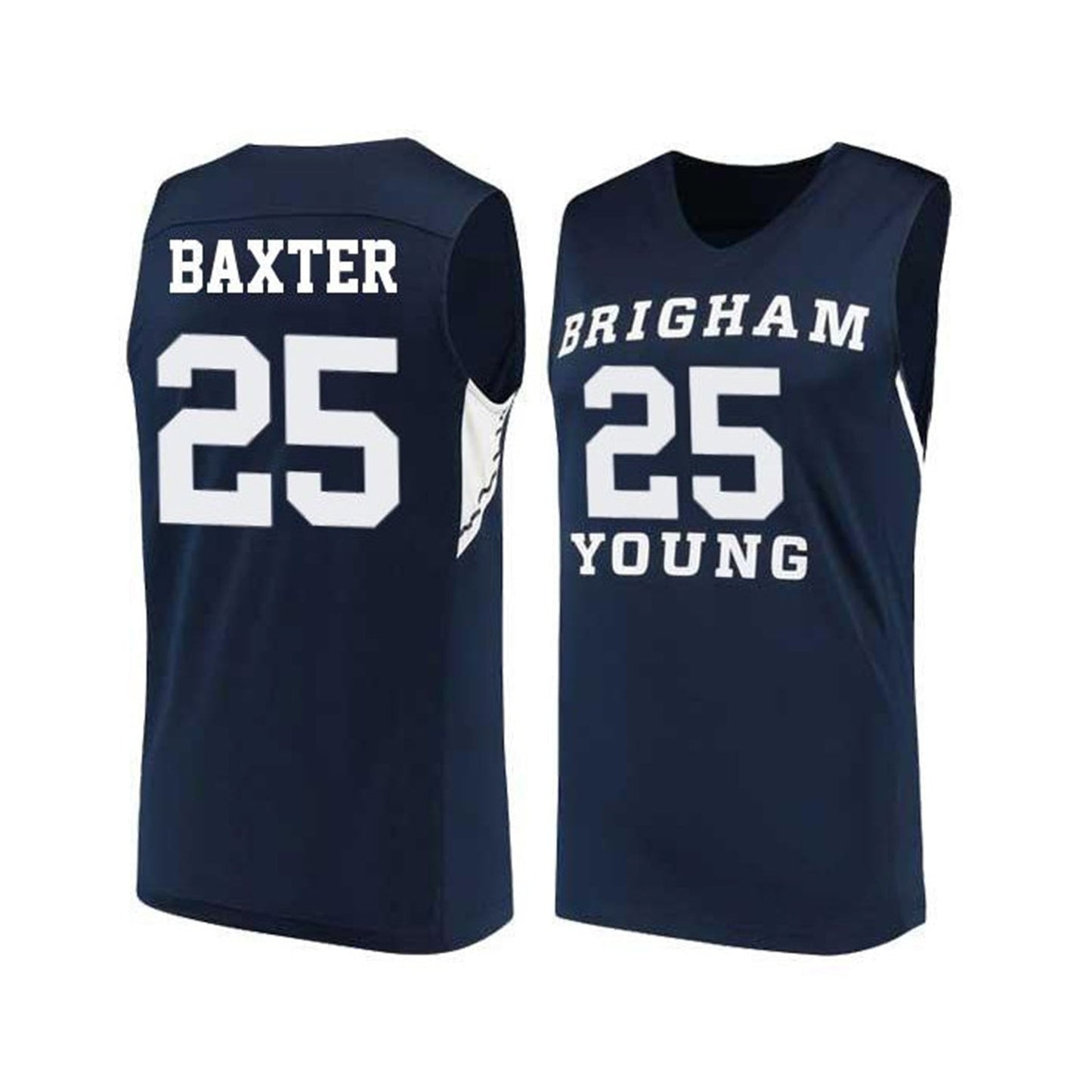 NCAAB Gavin Baxter BYU Cougars 25 Jersey