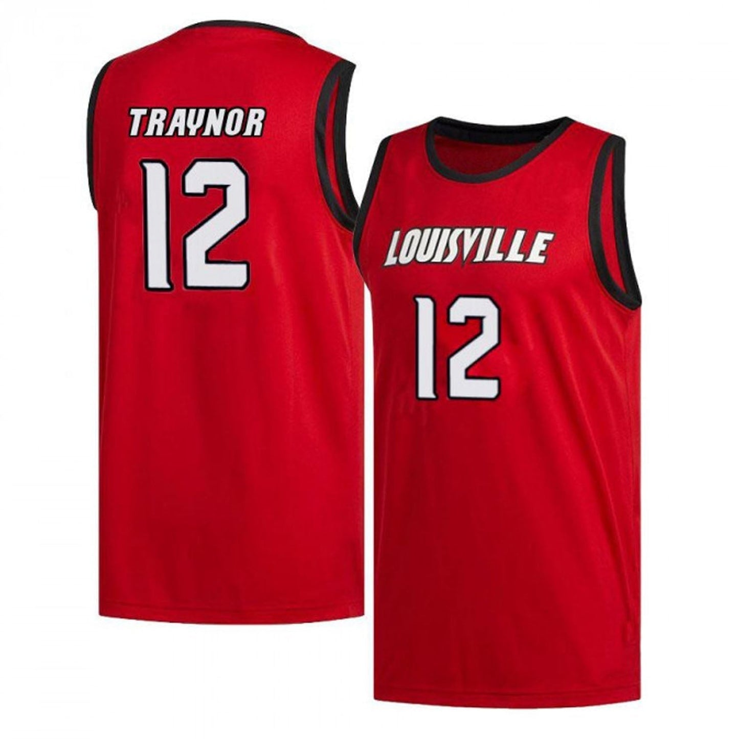 NCAAB JJ Traynor Louisville Cardinals 12 Jersey
