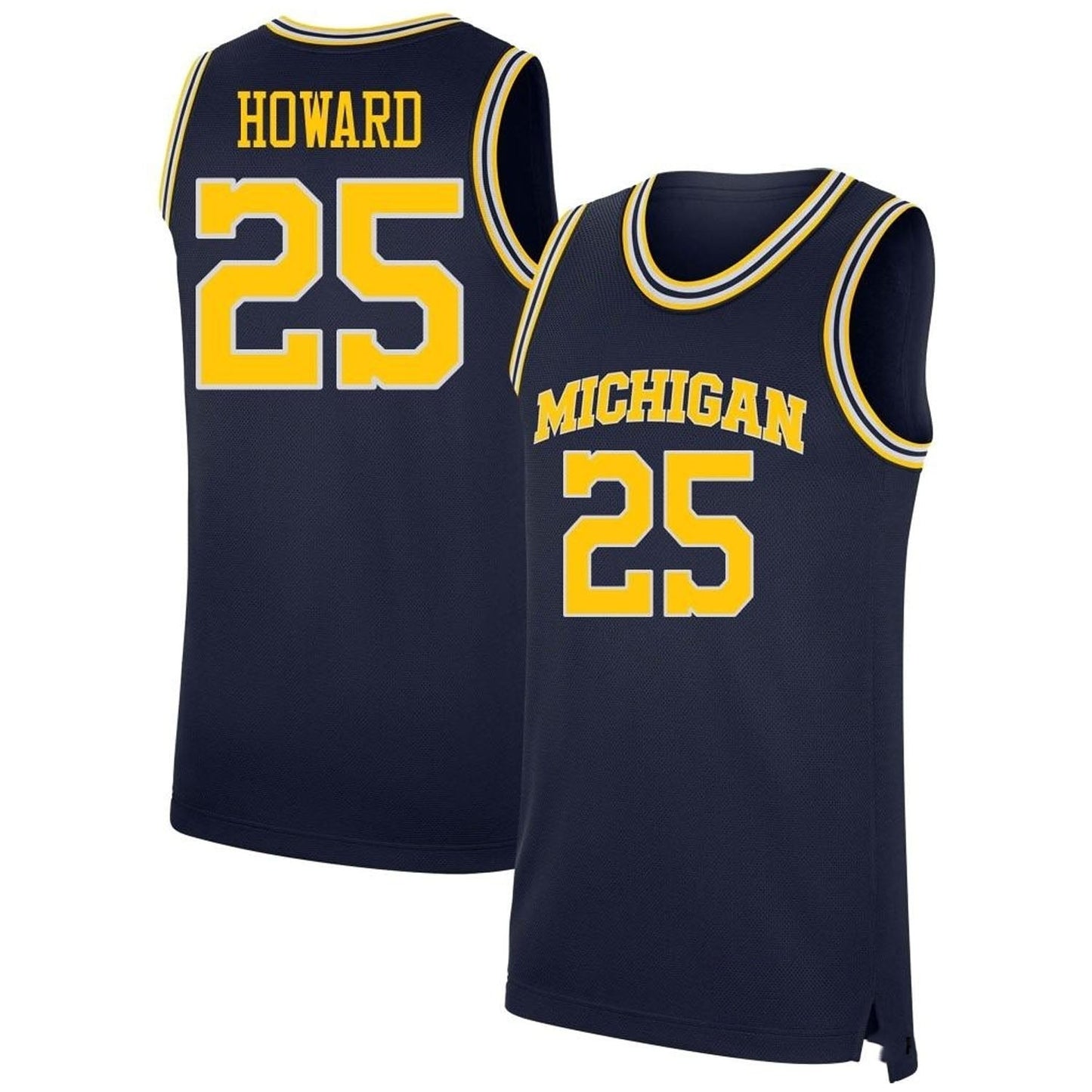 NCAAB Jace Howard Michigan Wolverines 25 Jersey