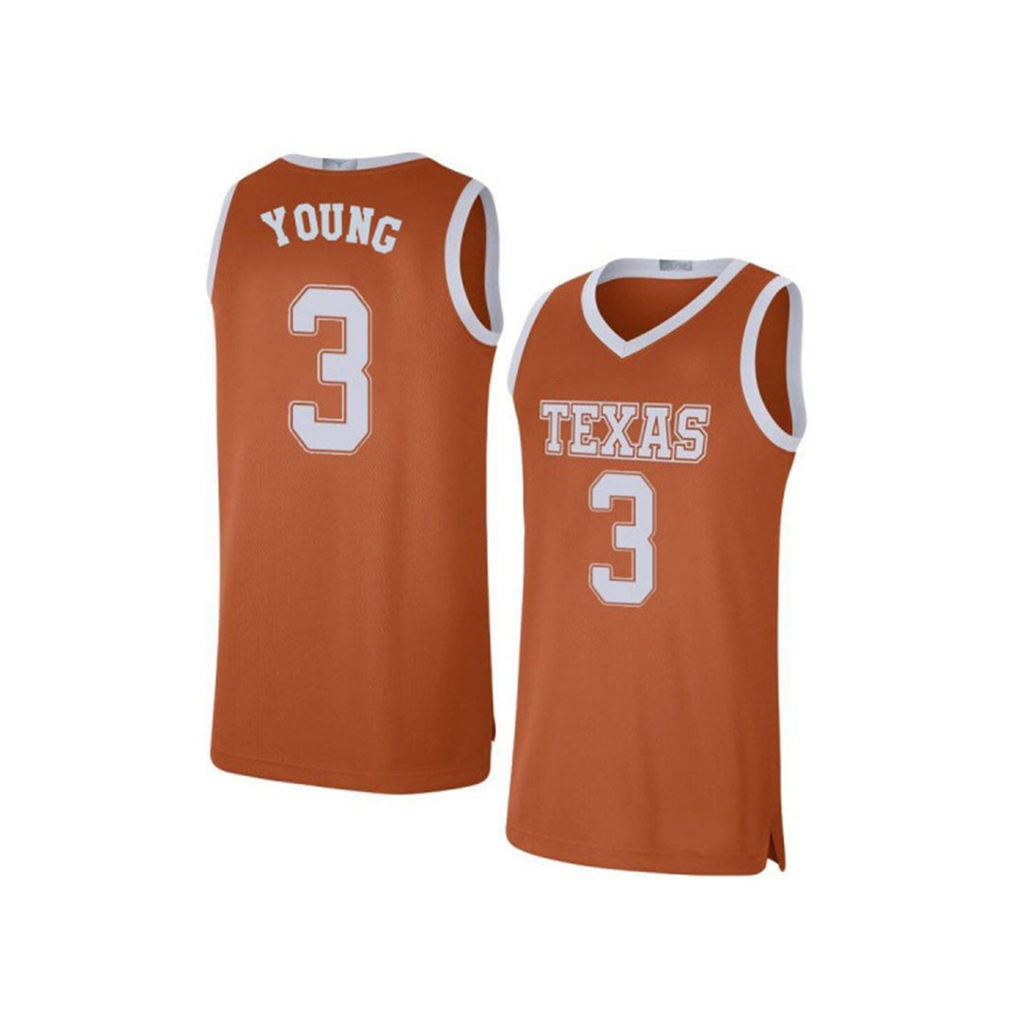 NCAAB Jacob Young Texas Longhorns 3 Jersey