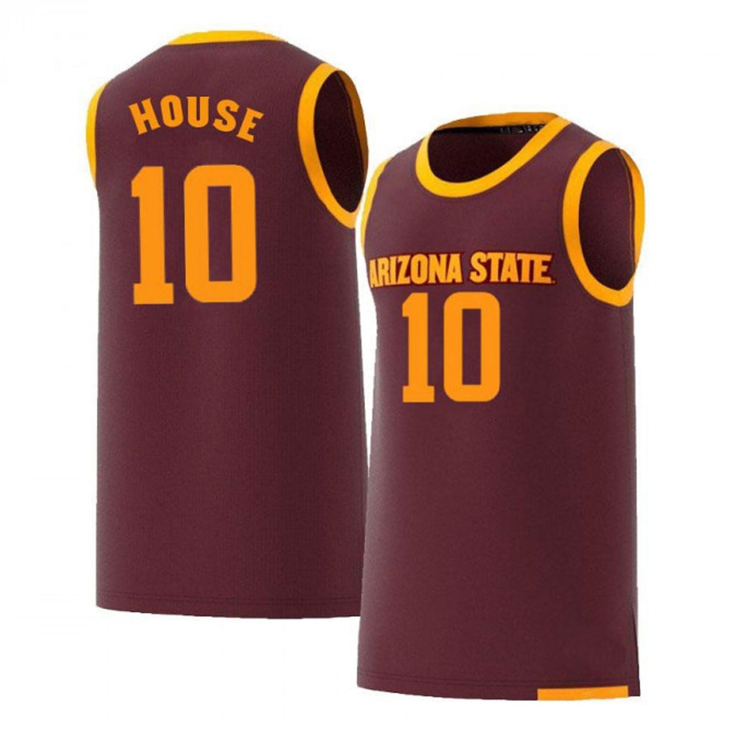 NCAAB Jaelen House Arizona State Sun Devils 10 Jersey