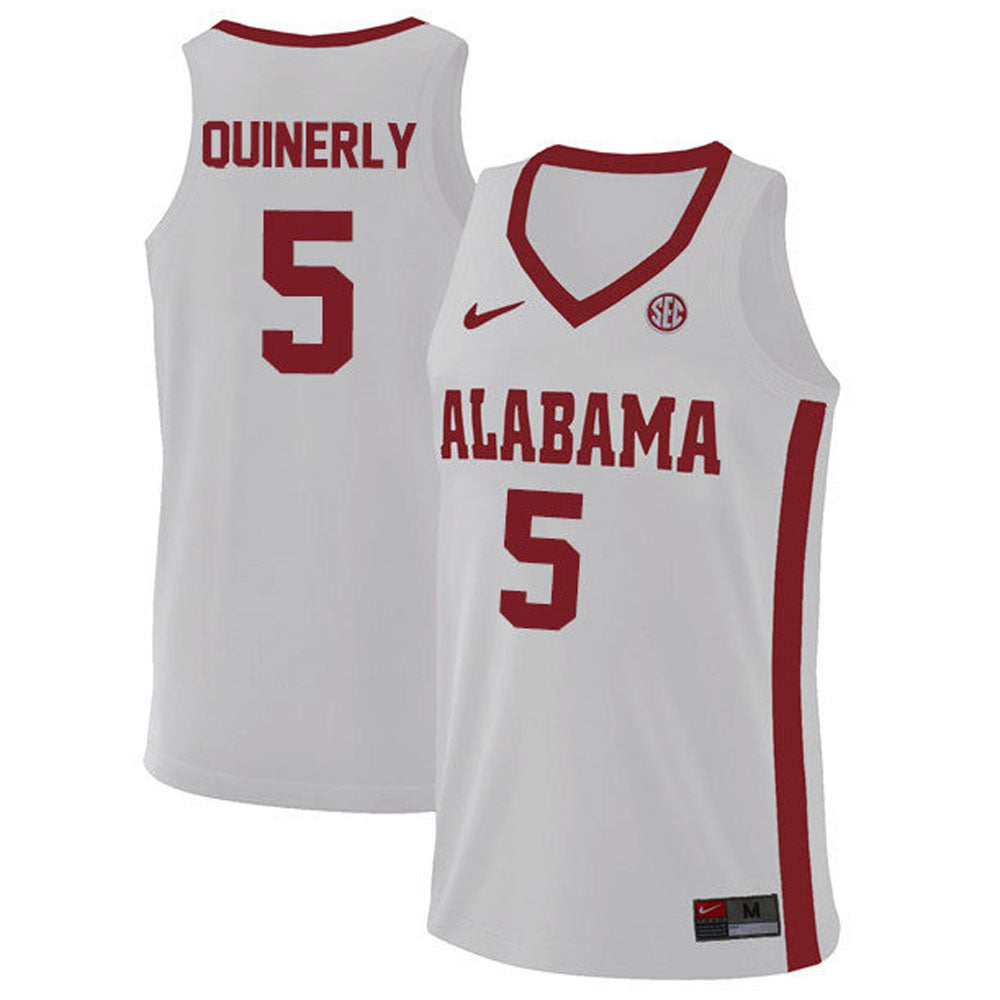 NCAAB Jahvon Quinerly Alabama Crimson Tide 5 Jersey