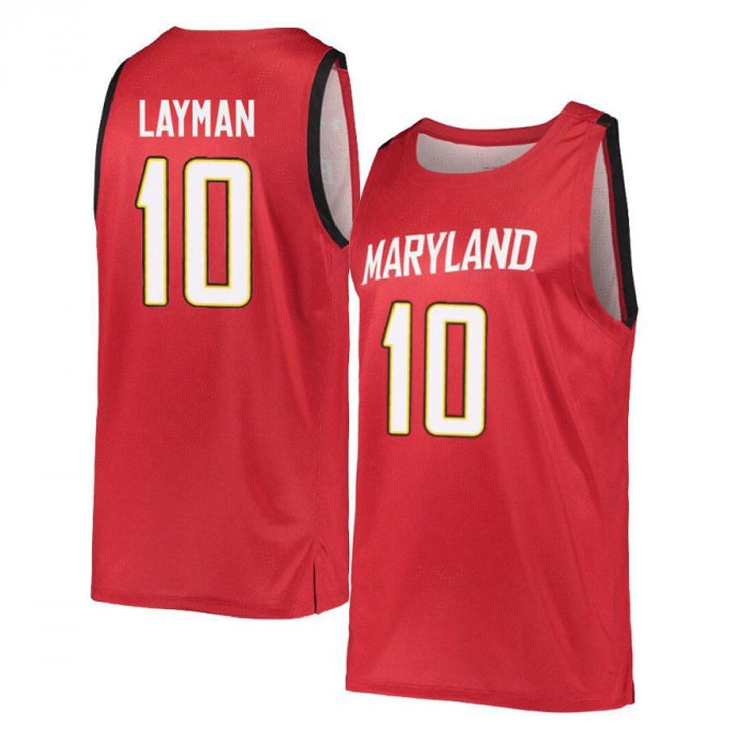 NCAAB Jake Layman Maryland Terrapins 10 Jersey