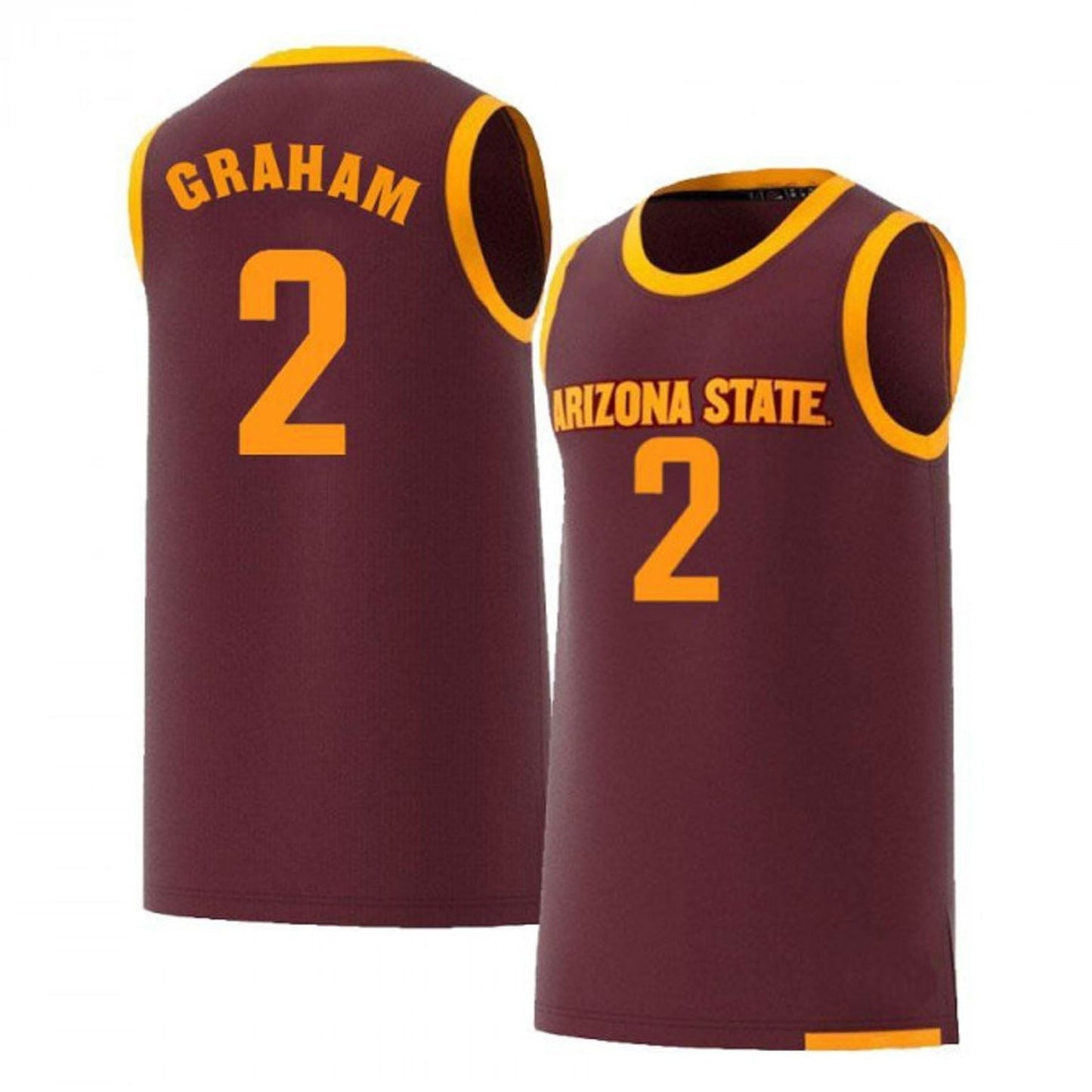 NCAAB Jalen Graham Arizona State Sun Devils 2 Jersey