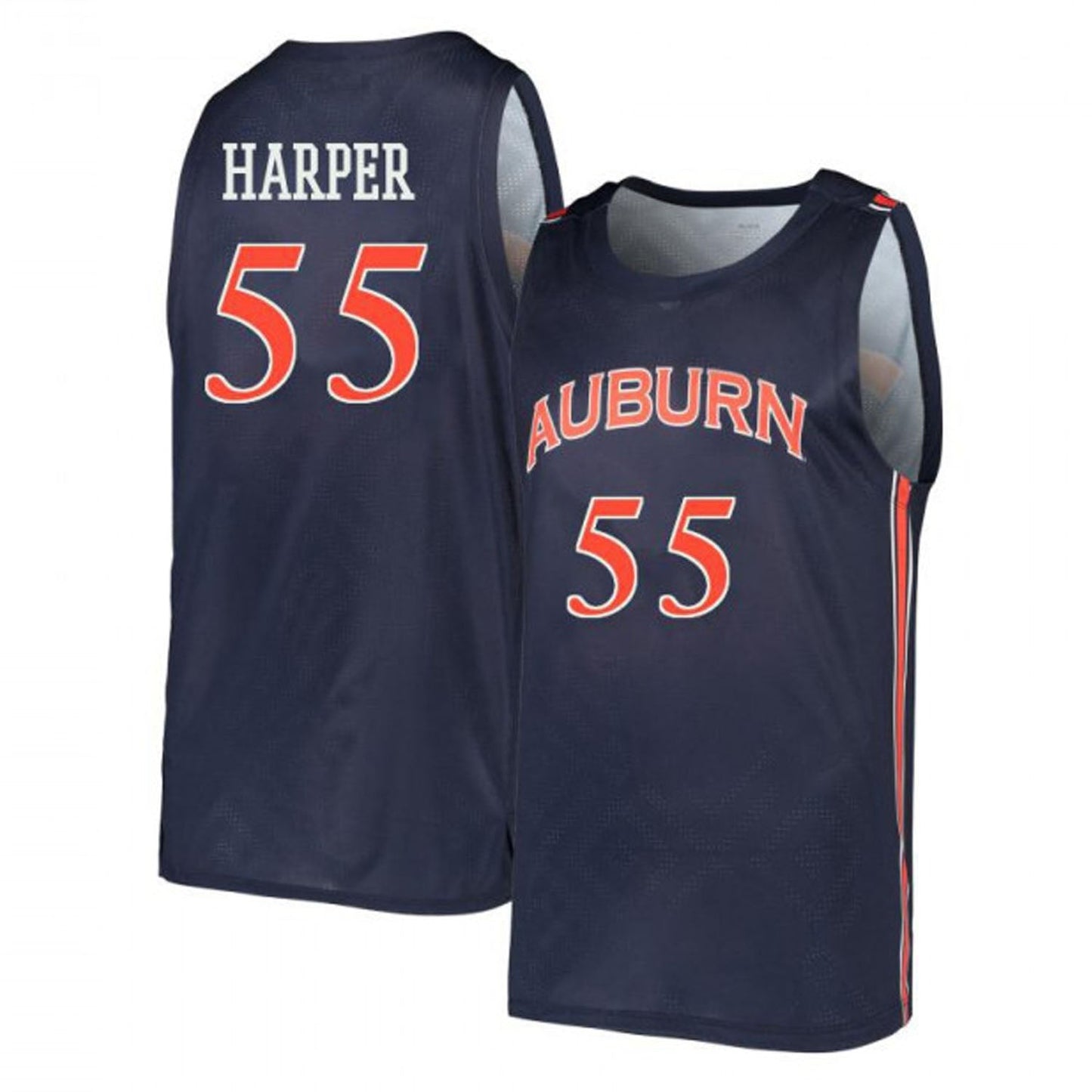 NCAAB Jalen Harper Auburn Tigers 55 Jersey