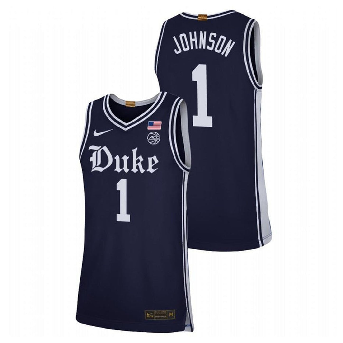 NCAAB Jalen Johnson Duke Blue Devils 1 Jersey
