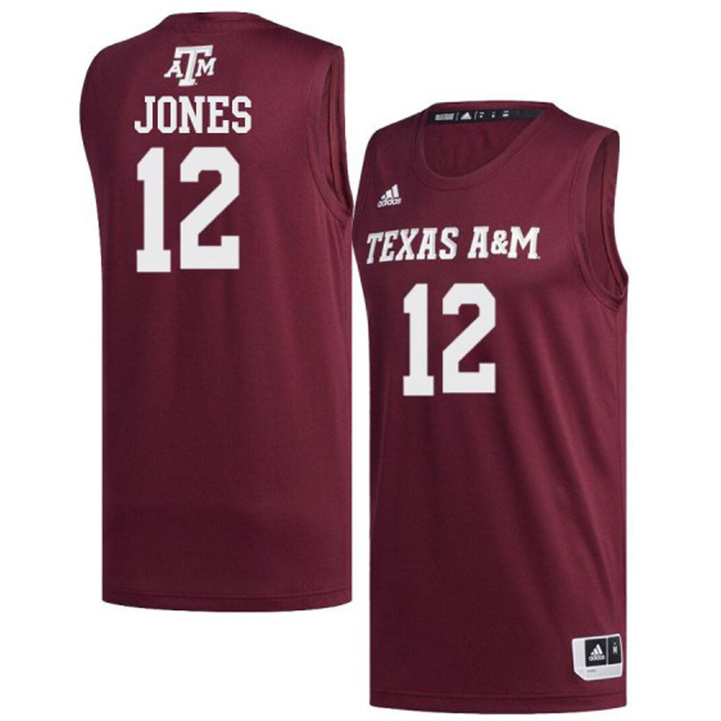 NCAAB Jalen Jones Texas A&M 12 Jersey