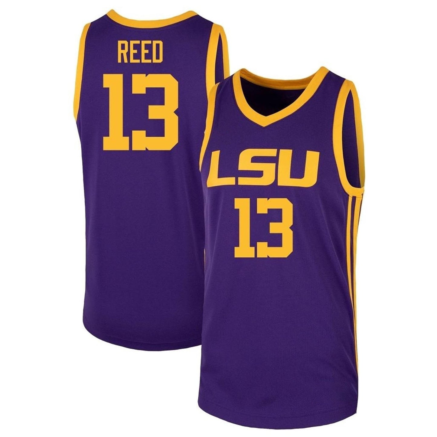 NCAAB Jalen Reed LSU Tigers 13 Jersey