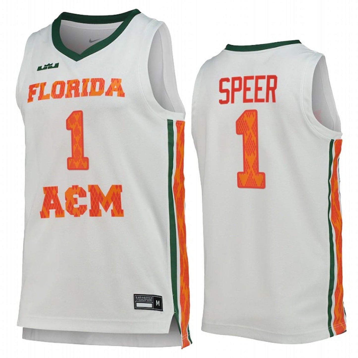NCAAB Jalen Speer FAMU Rattlers 1 Jersey