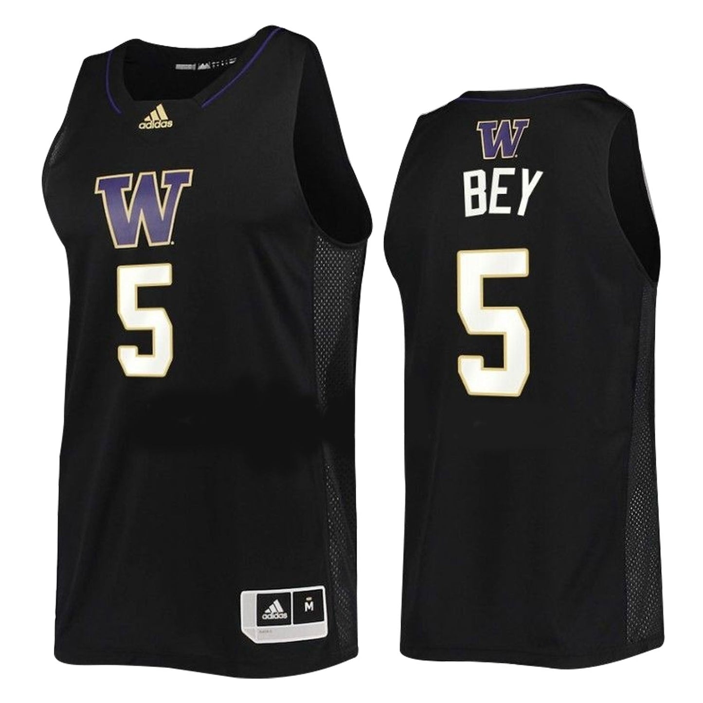 NCAAB Jamal Bey Washington Huskies 5 Jersey