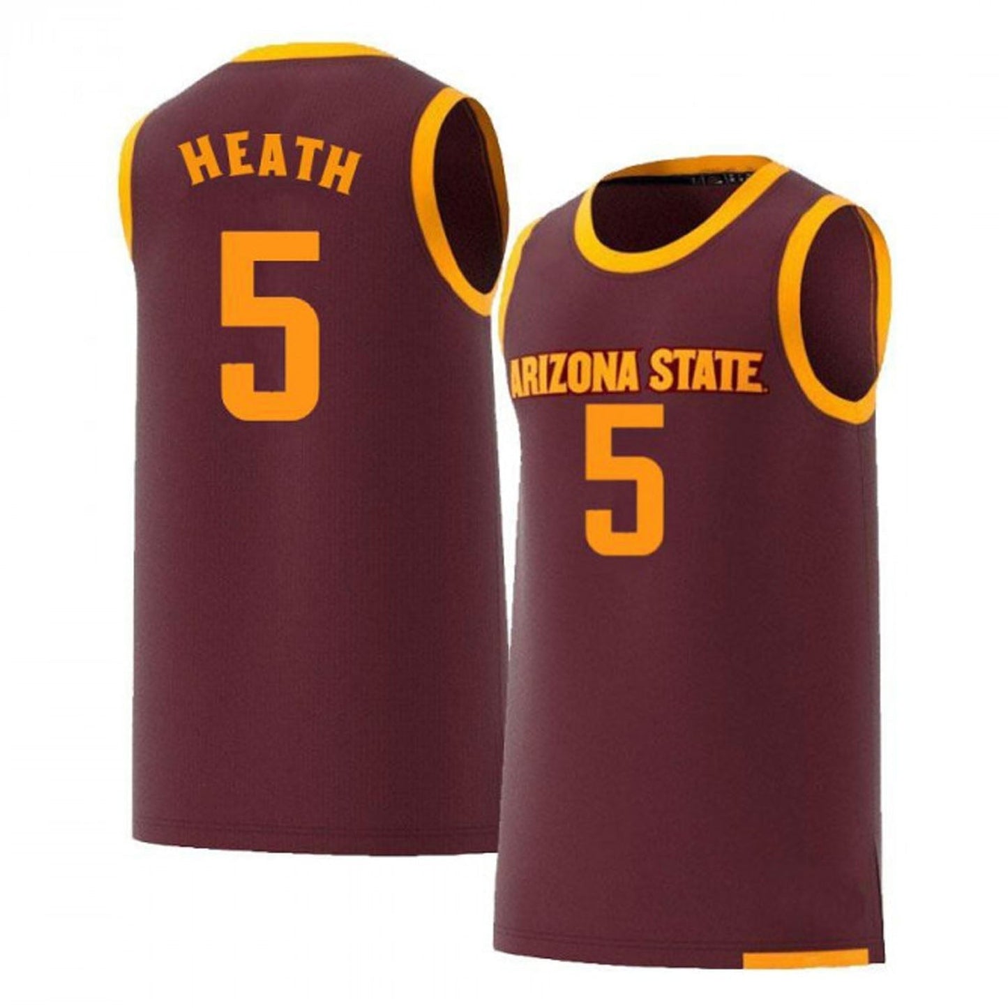 NCAAB Jay Heath Arizona State Sun Devils 5 Jersey