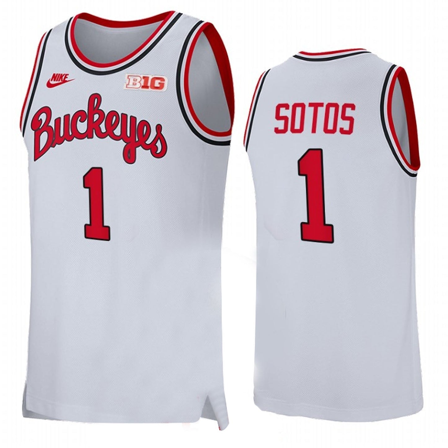 NCAAB Jimmy Sotos Ohio State Buckeyes 1 Jersey