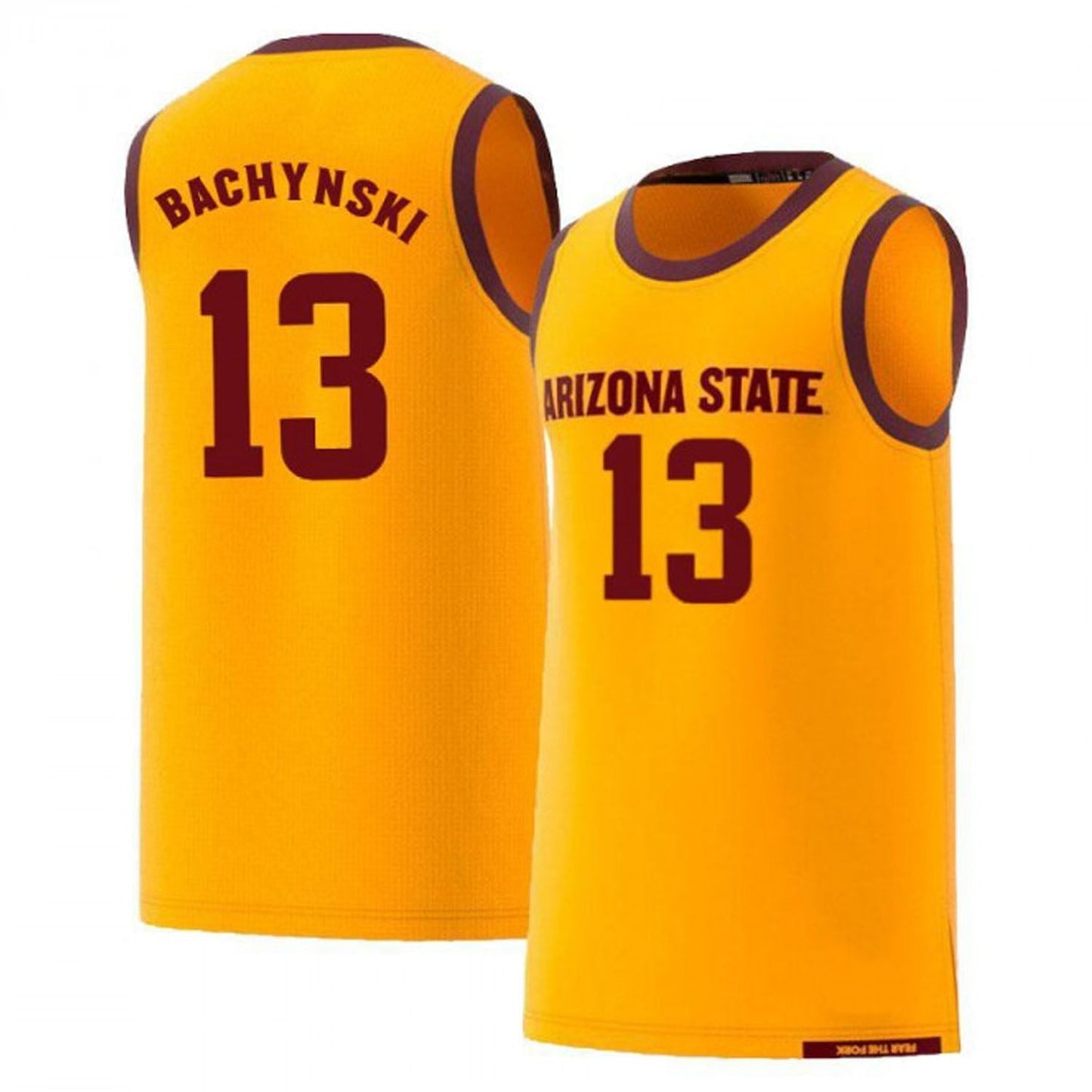 NCAAB Jordan Bachynski Arizona State Sun Devils 13 Jersey