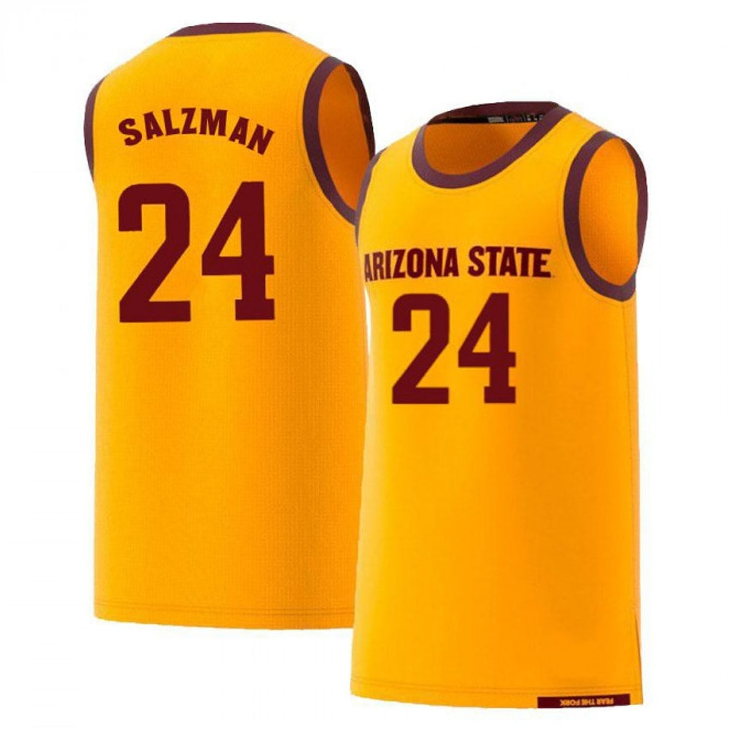 NCAAB Jordan Salzman Arizona State Sun Devils 24 Jersey