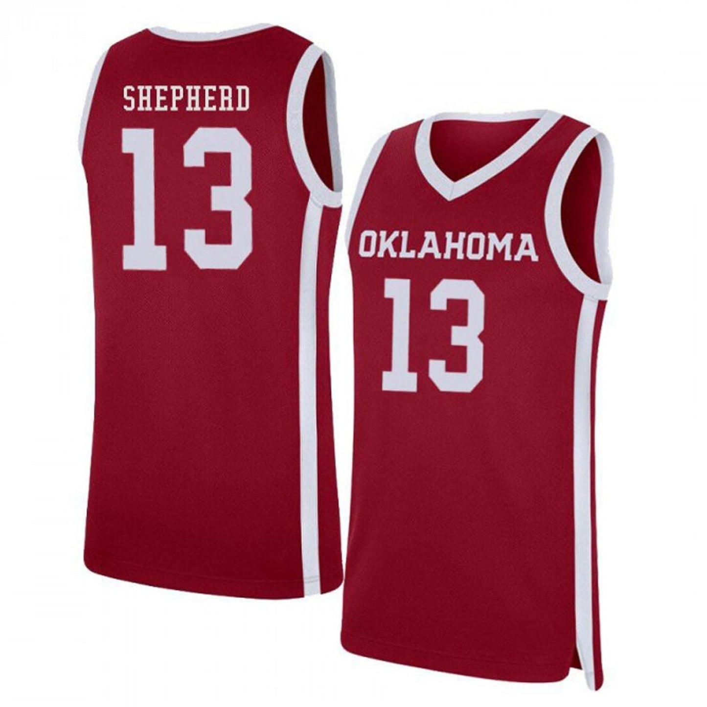 NCAAB Jordan Shepherd Oklahoma Sooners 13 Jersey