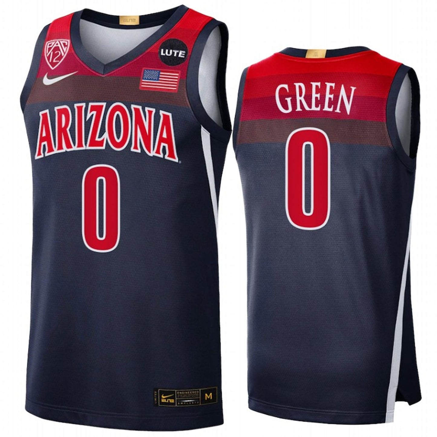 NCAAB Josh Green Arizona Wildcats 0 Jersey