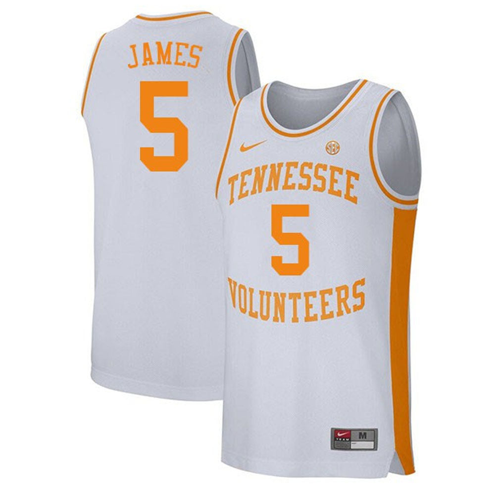 NCAAB Josiah-Jordan James Tennessee Volunteers 5 Jersey