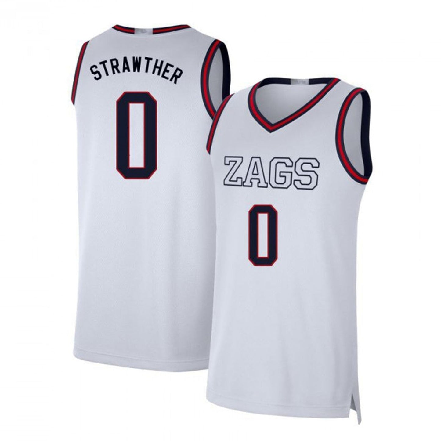 NCAAB Julian Strawther Gonzaga Bulldogs 0 Jersey